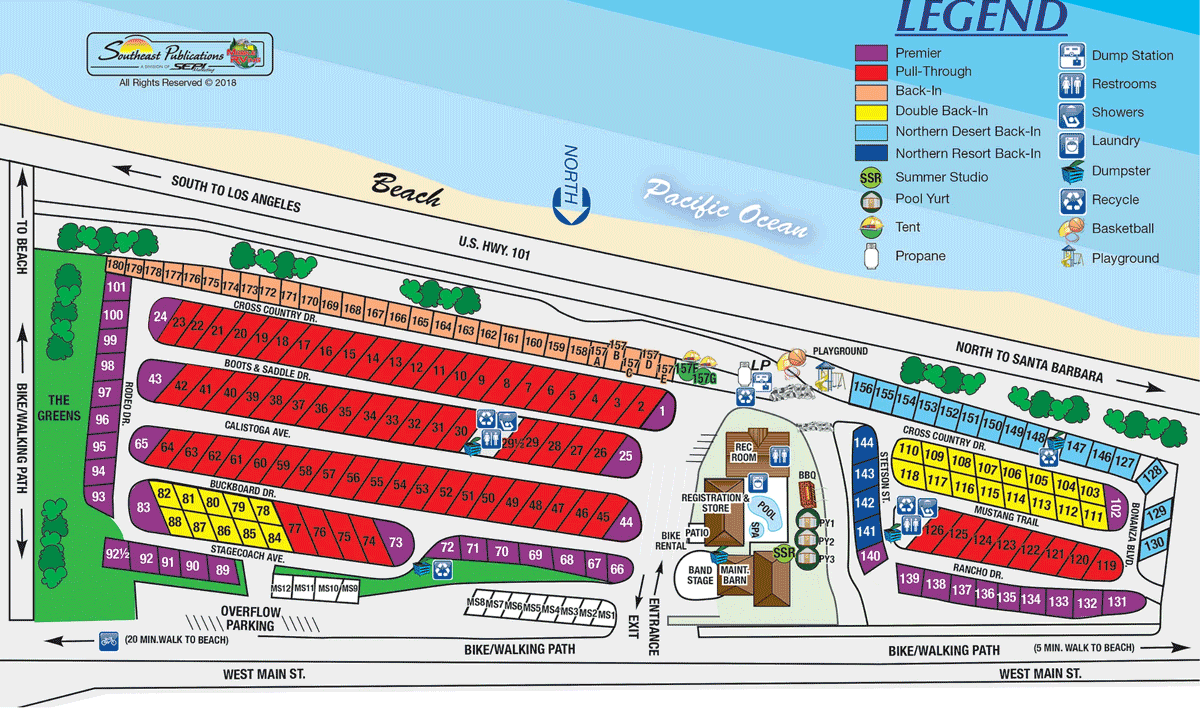 Ventura-Beach-RV-Resort-Map