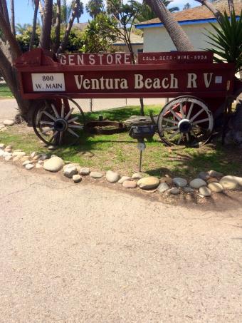 Ventura Beach RV Resort Signage